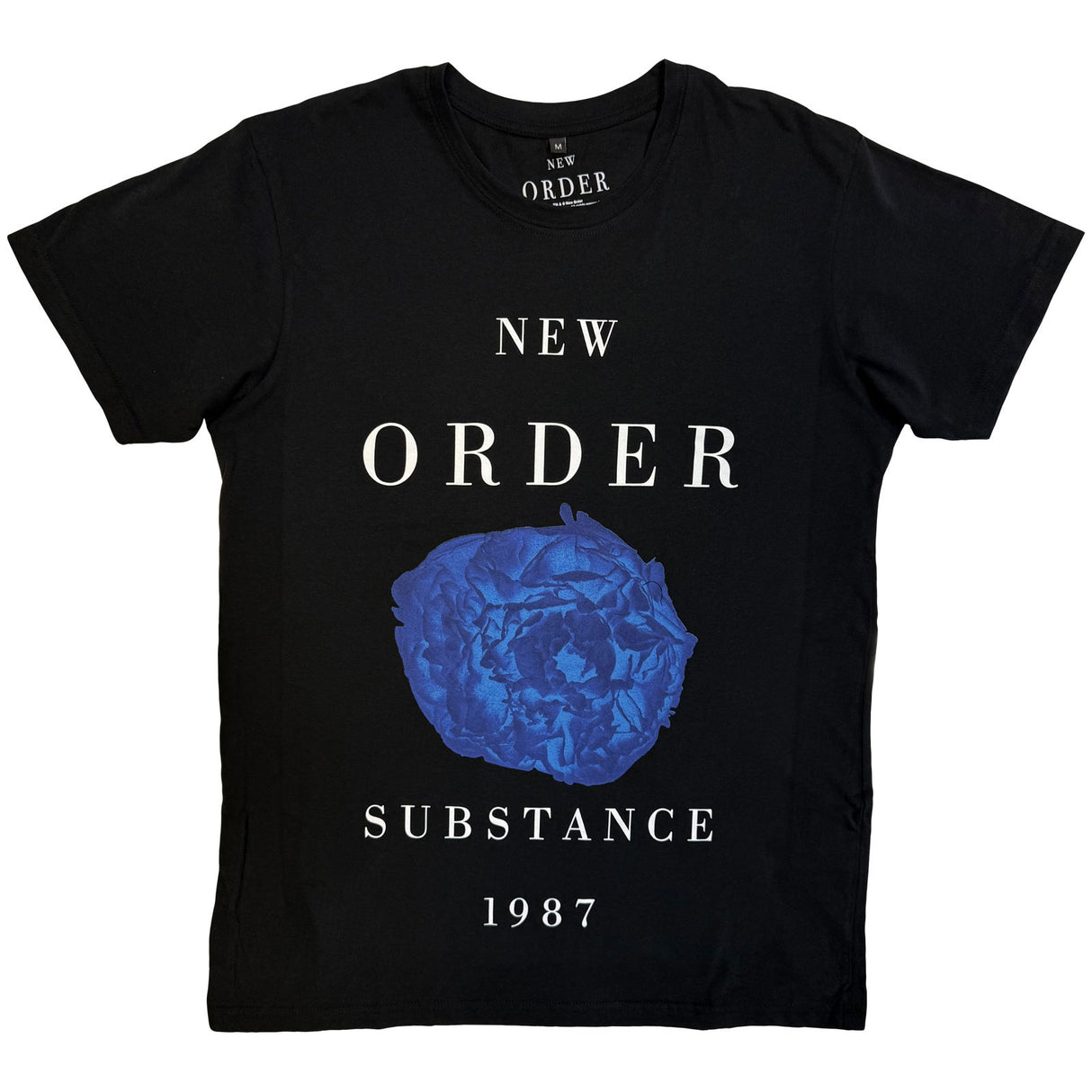 New Order Unisex Carbon T-Shirt Substance 1987 Black (L)