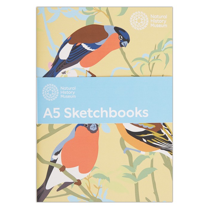 Natural History Museum A5 Sketchbook - British Birds (3pk)