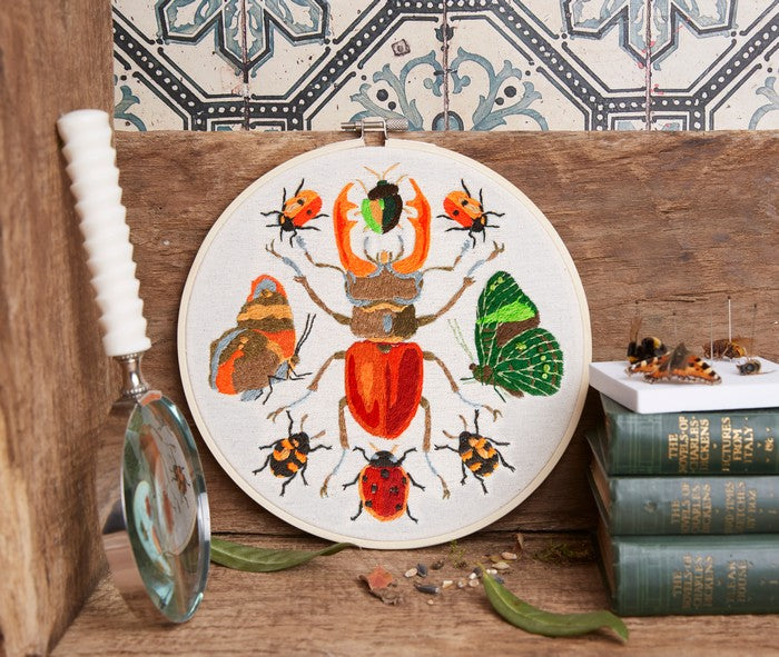 Natural History Museum 8" Embroidery Kit - Chameleon