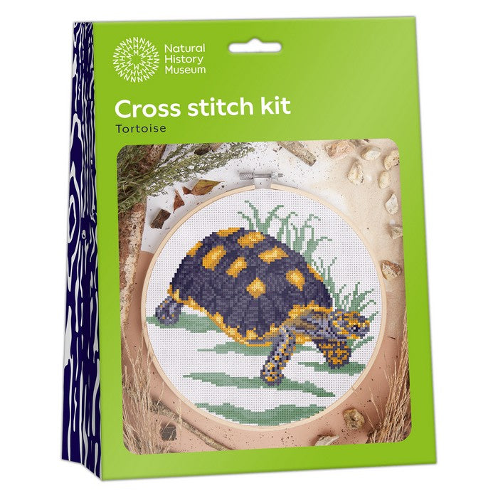 Natural History Museum 5" Cross Stitch Kit - Tortoise