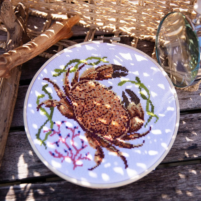 Natural History Museum 5" Cross Stitch Kit - Crab
