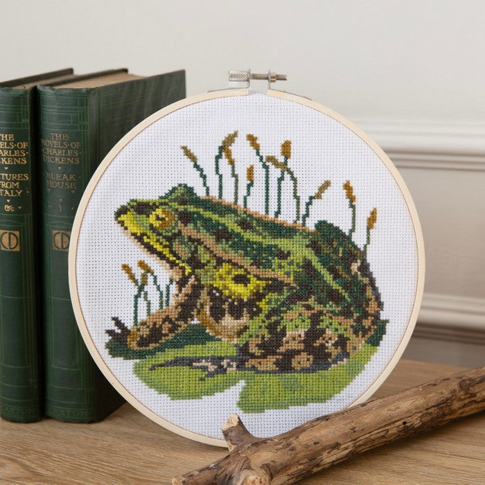 Natural History Museum 5" Cross Stitch Kit - Frog