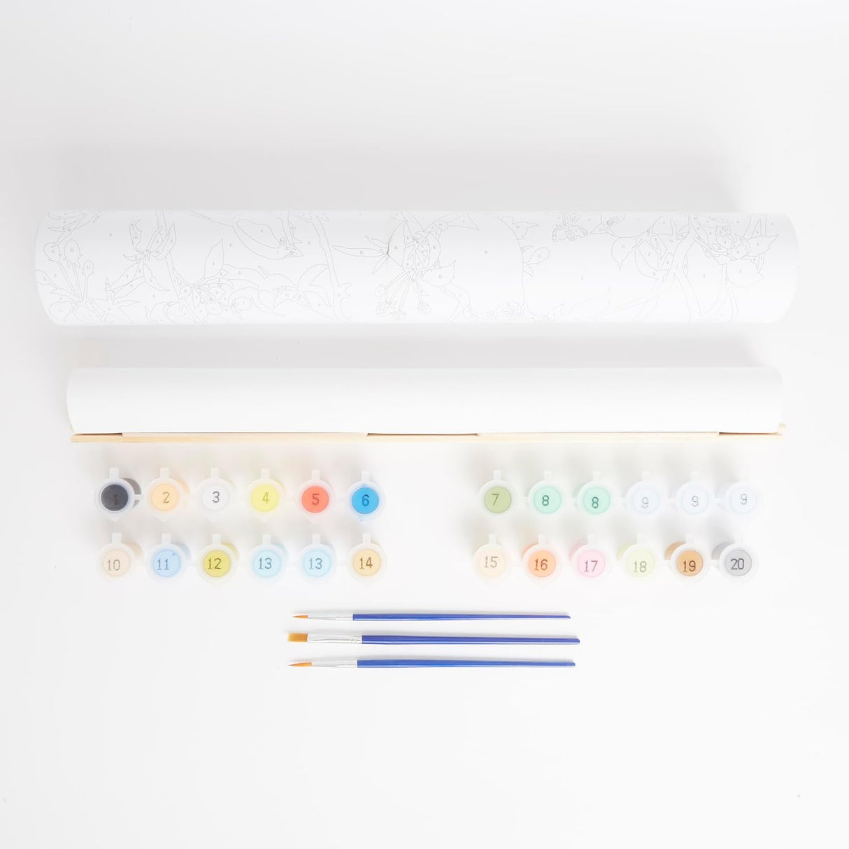 Natural History Museum Paint By Numbers 50cm x 40cm - Garden Birds