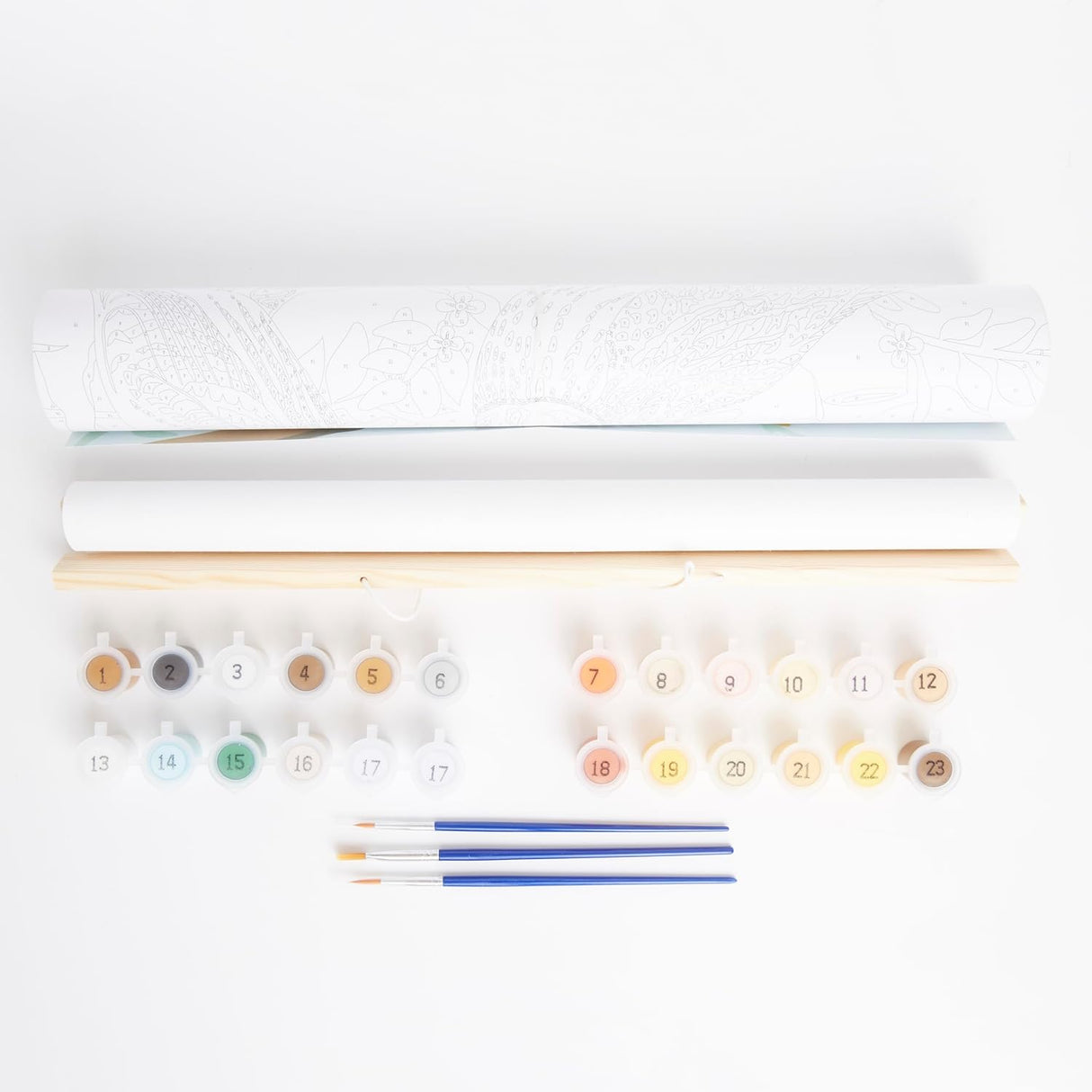 Natural History Museum Paint By Numbers 50cm x 40cm - Owls