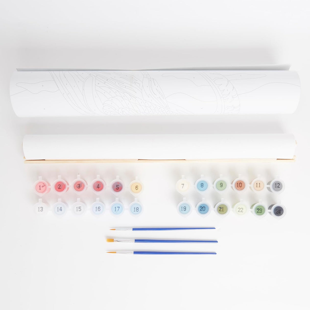 Natural History Museum Paint By Numbers 50cm x 40cm - Flamingo