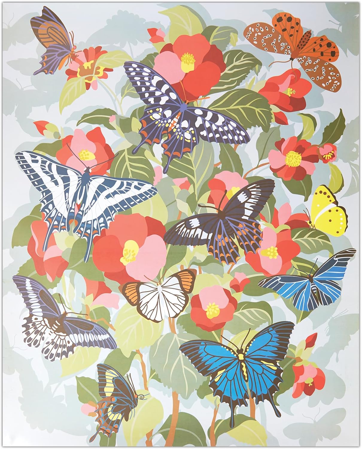 Natural History Museum Paint By Numbers 50cm x 40cm - Butterflies