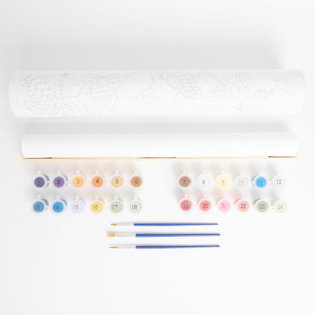 Natural History Museum Paint By Numbers 50cm x 40cm - Butterflies