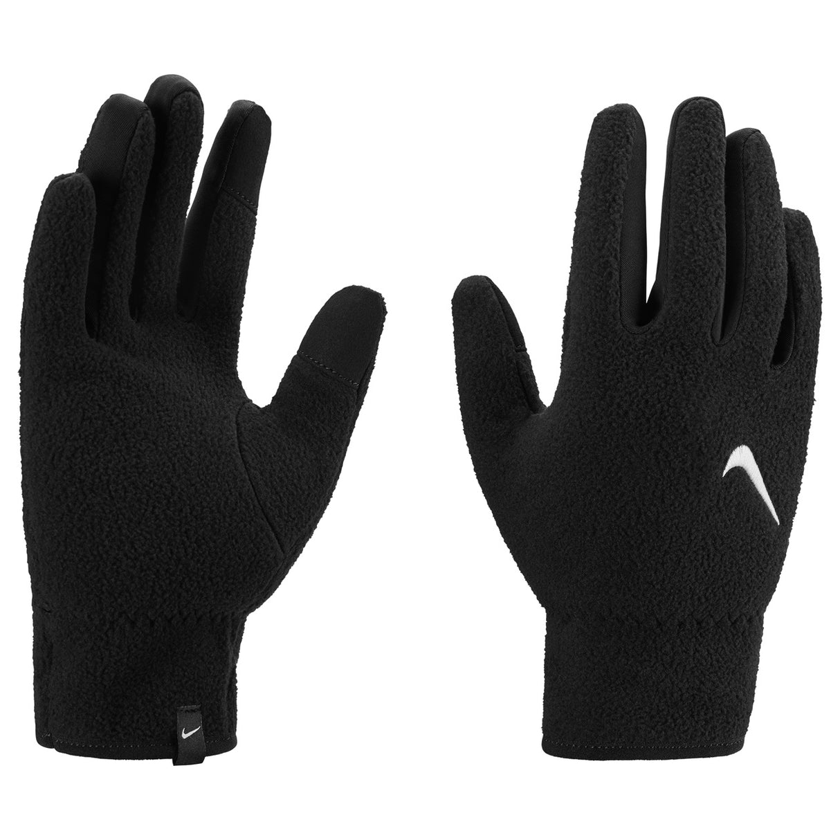 Nike Youths One Therma-Fit Fleece Gloves Black (L)