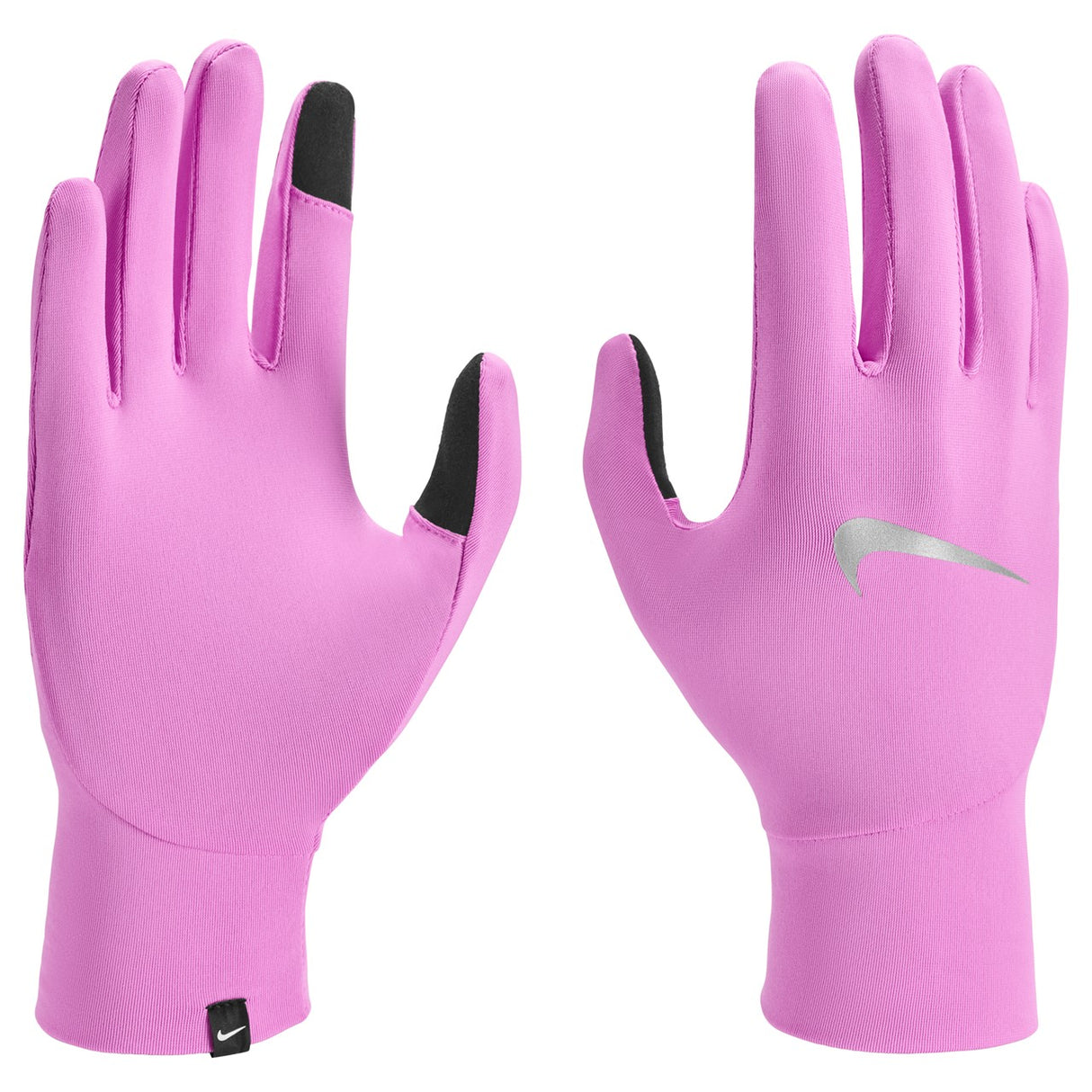 Nike Womens Pacer Lightweight Running Gloves Pink (XL)