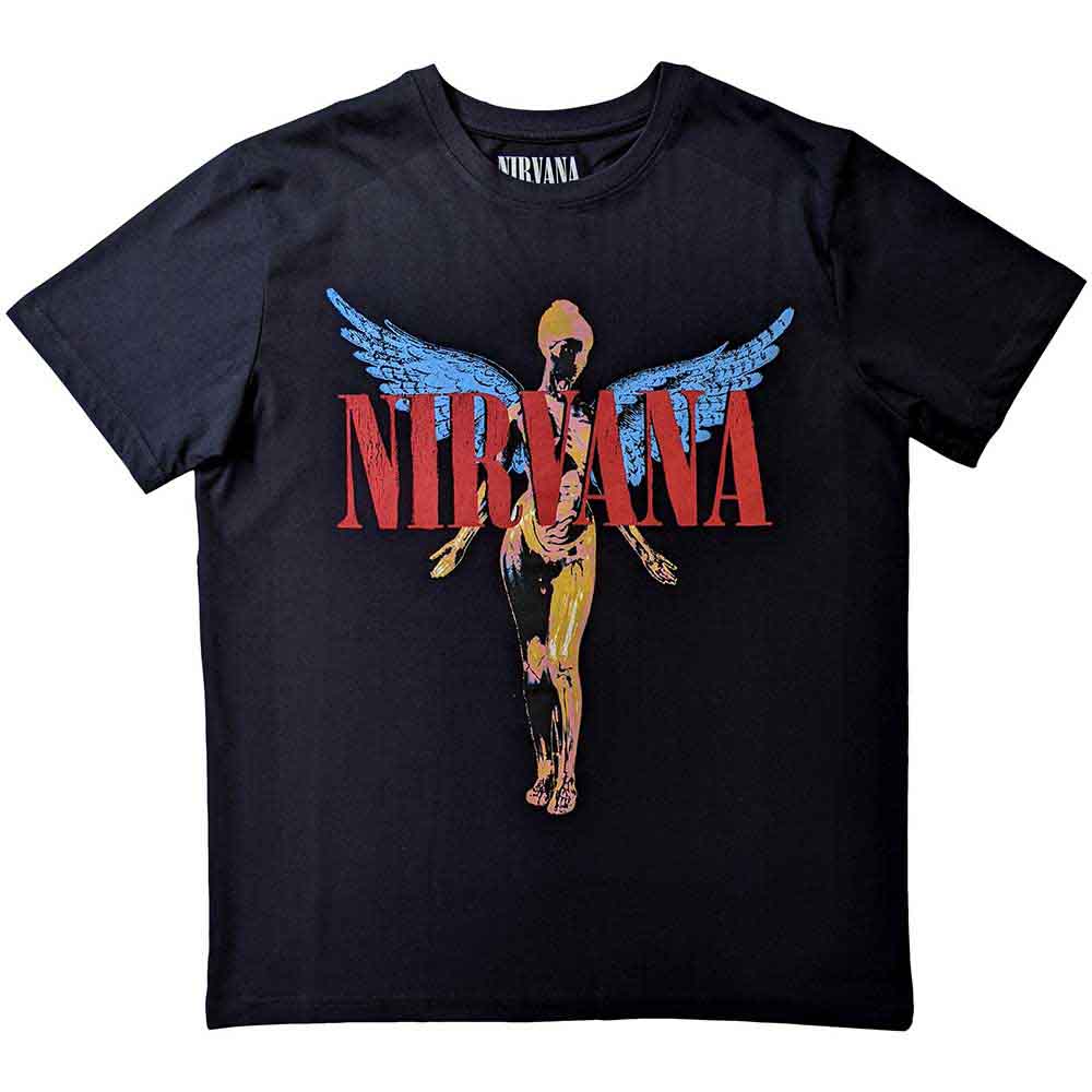 Nirvana Unisex T-Shirt Angelic Black (L)