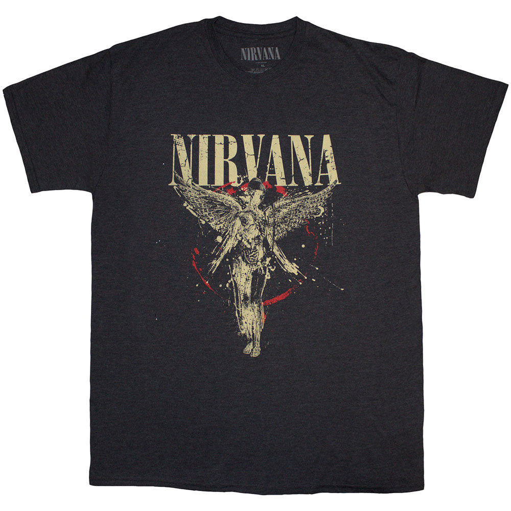 Nirvana Unisex T-Shirt In Utero Grey (S)