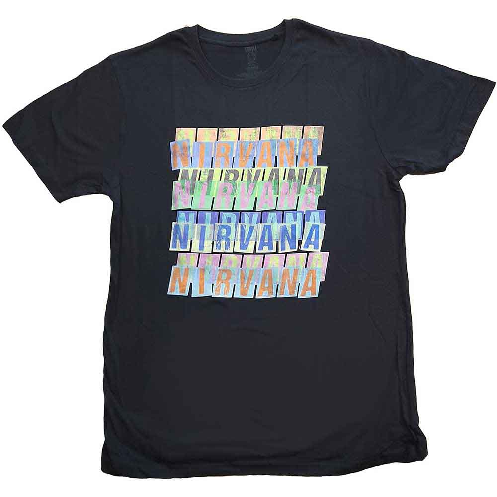 Nirvana Unisex T-Shirt Repeat Black (XXL)