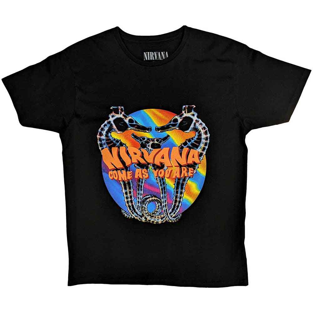 Nirvana Unisex T-Shirt Come As You Are Black (S)