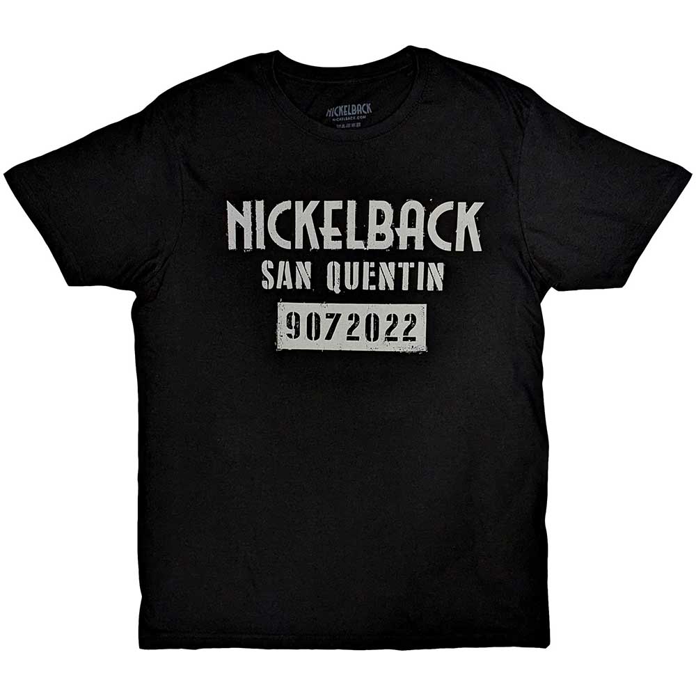 Nickelback Unisex T-Shirt San Quentin Black (XL)