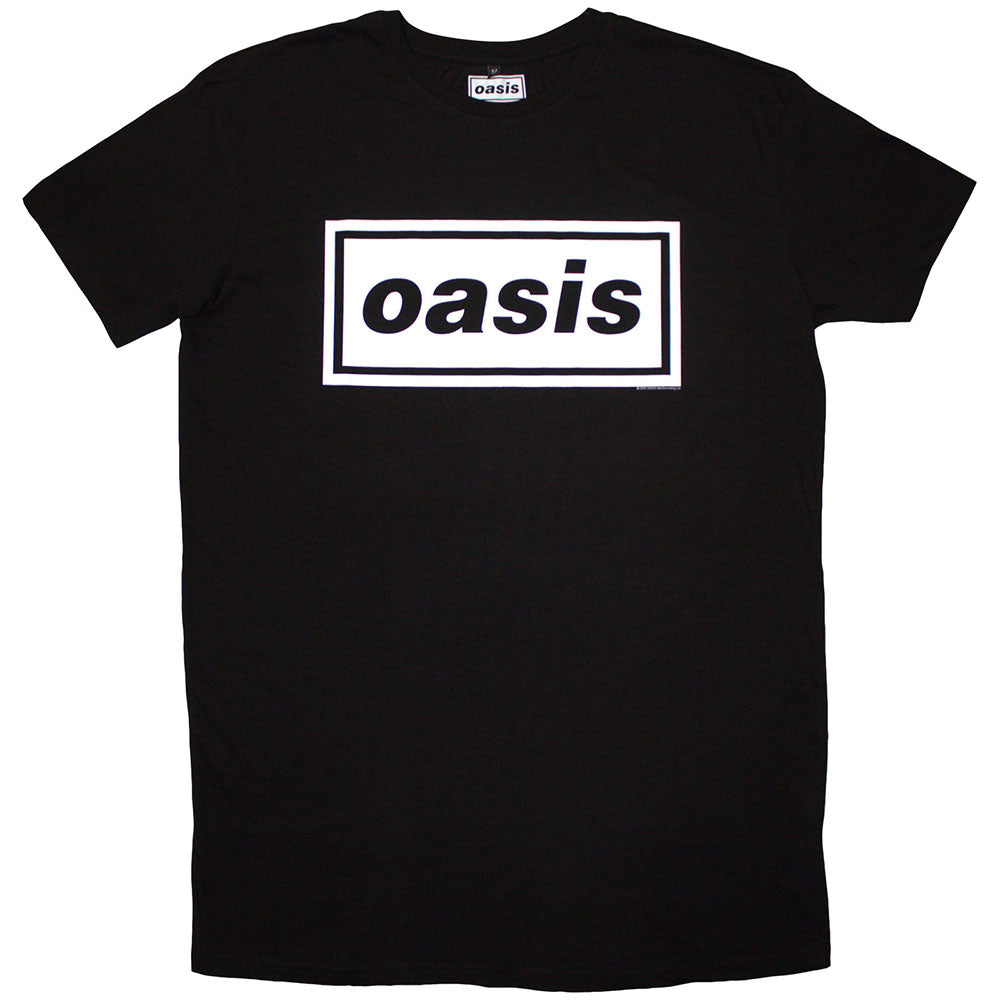 Oasis Ladies T-Shirt Dress Decca Logo Black (XXL)