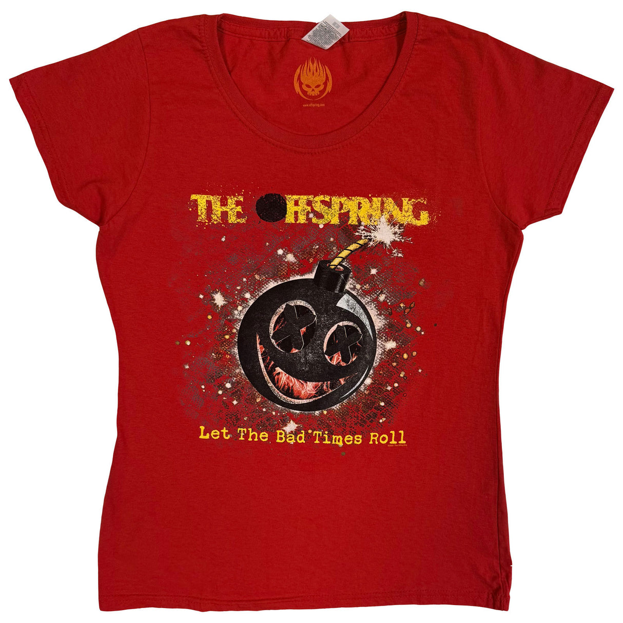 The Offspring Ladies T-Shirt Hot Sauce (Bad Times) Red (M)