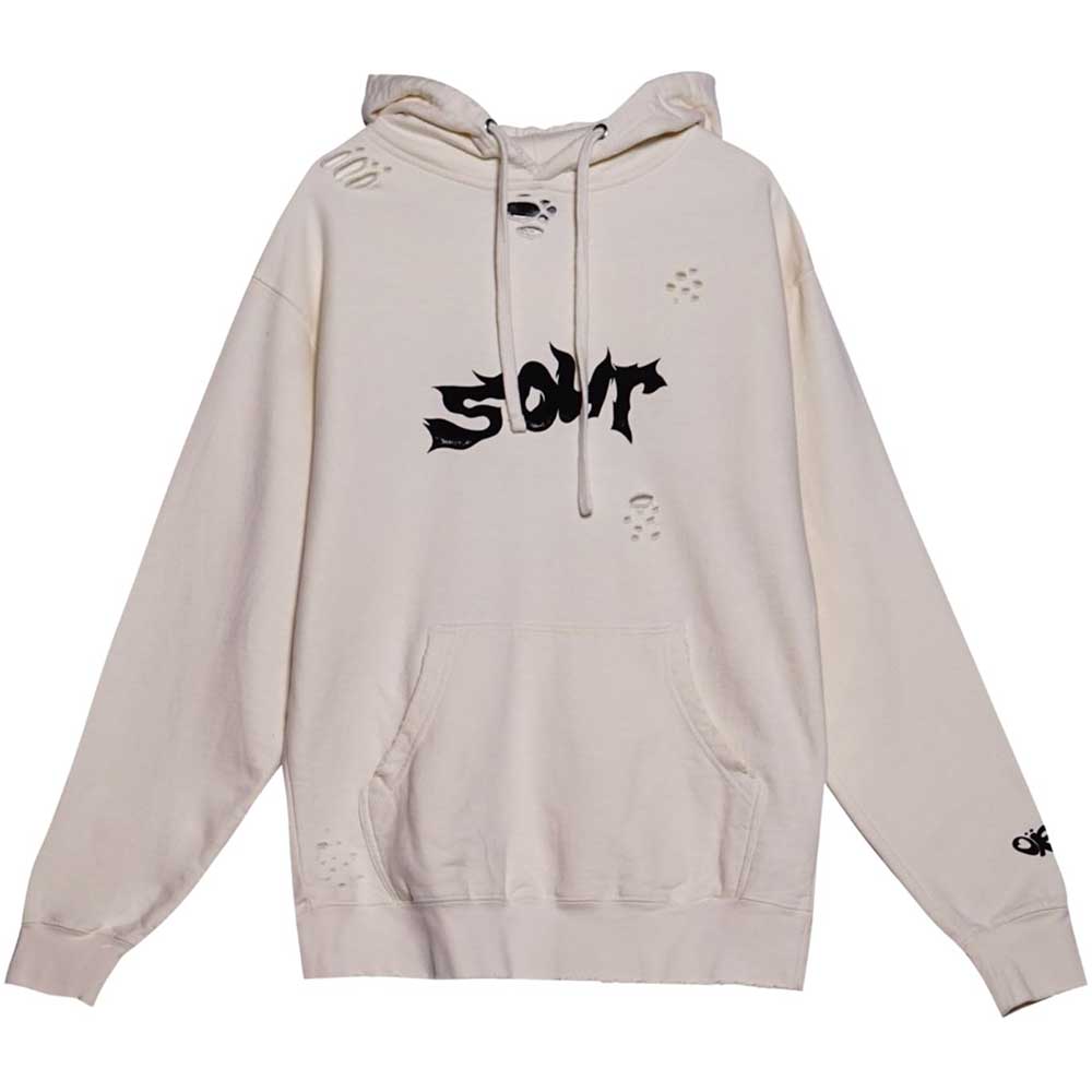 Olivia Rodrigo Unisex Pullover Hoodie Sour Butterfly Natural (L)