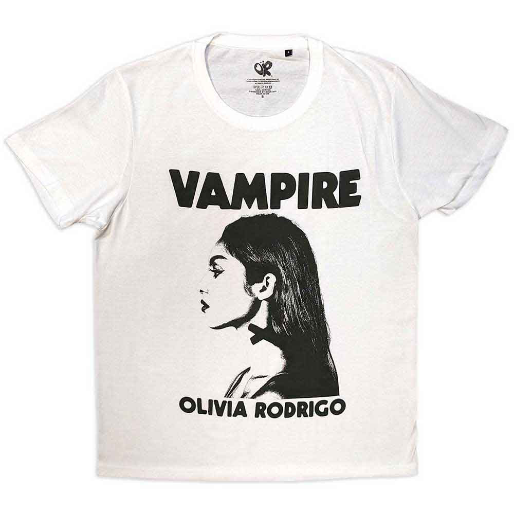 Olivia Rodrigo Unisex T-Shirt Vampire White (M)