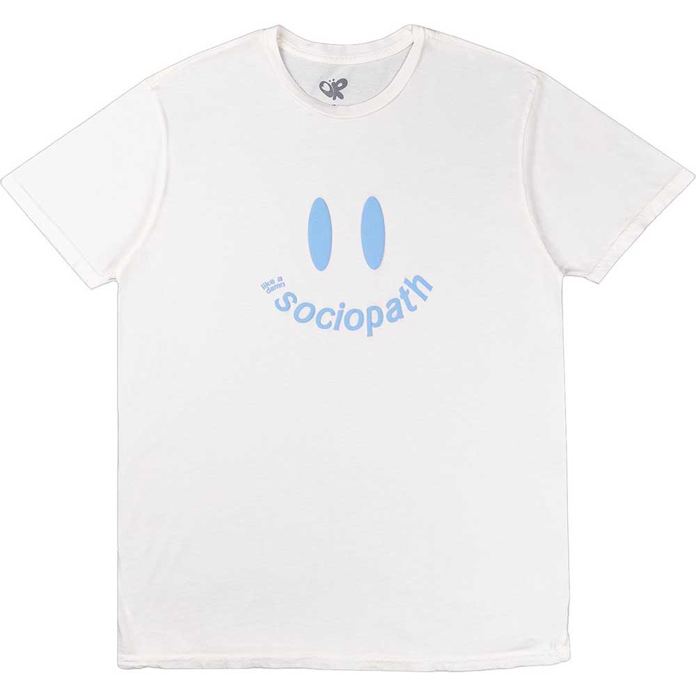 Olivia Rodrigo Unisex T-Shirt Sociopath White (S)