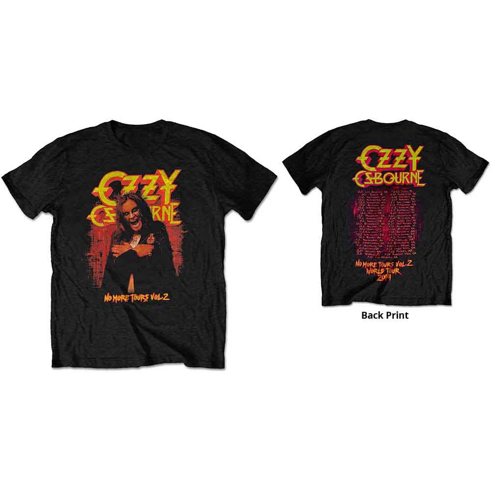 Ozzy Osbourne Unisex T-Shirt No More Tears Vol. 2. Limited Edition Black (XXL)
