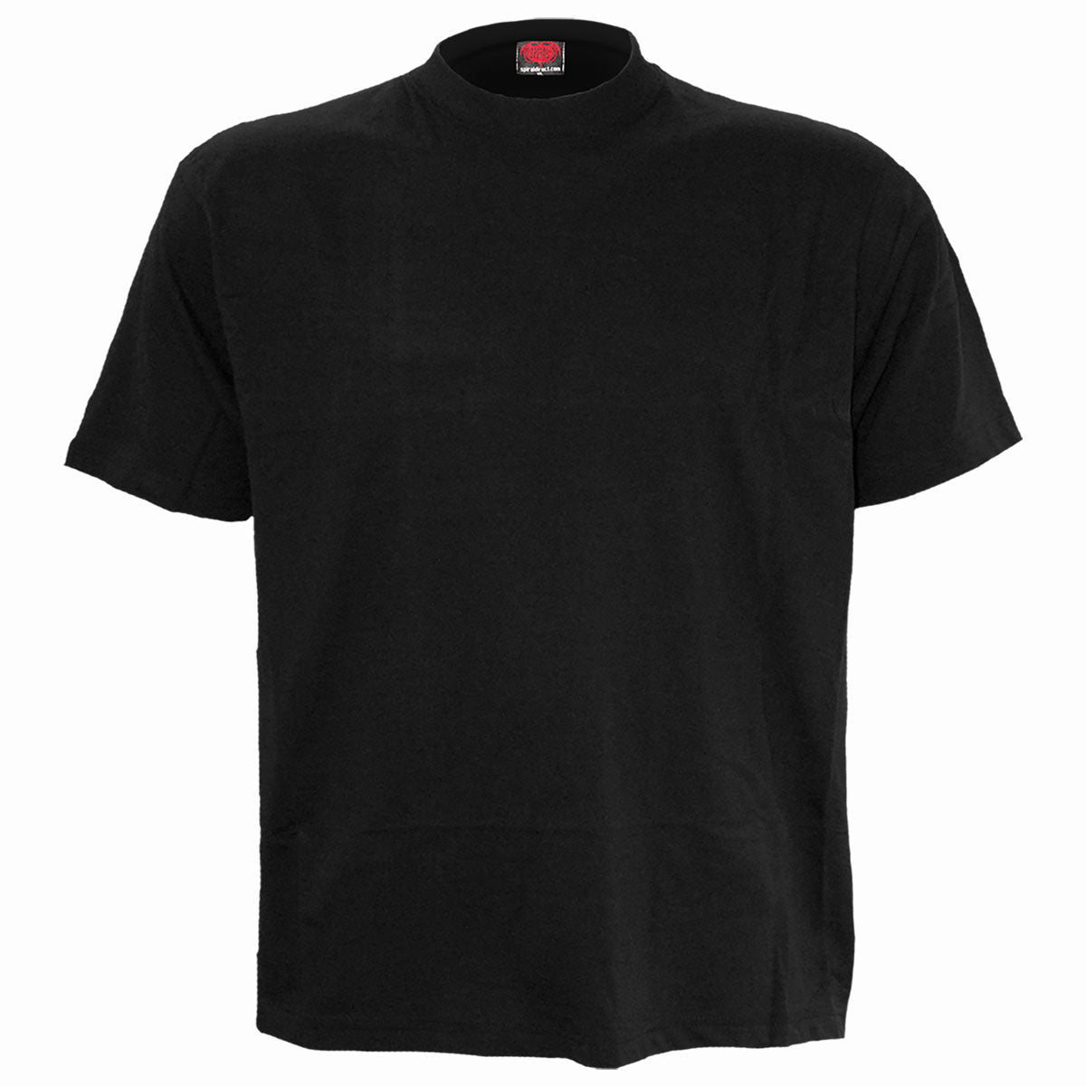 Spiral Unisex T-Shirt Plain Black (XL)