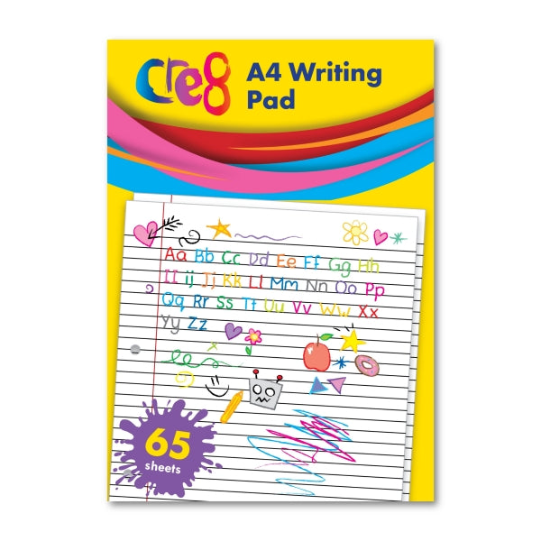 Cre8 Kids A4 Lined Writing Pad (65sht)