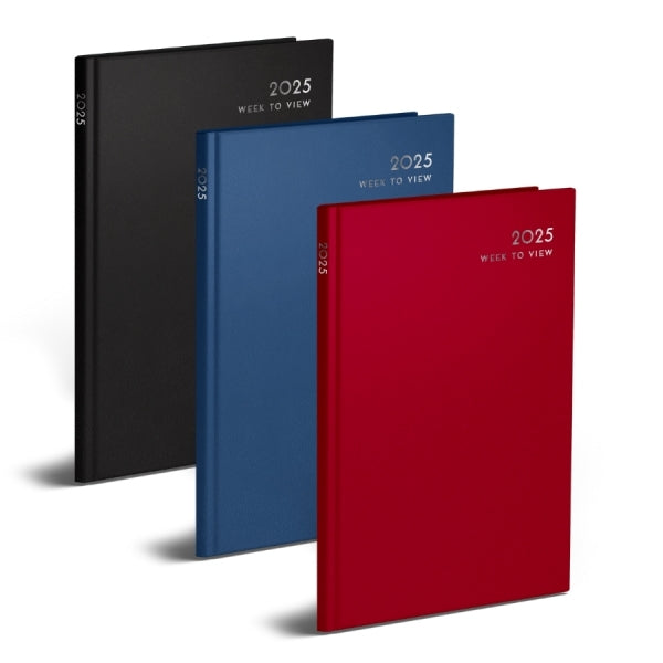 Martello 2025 A4 Week to View Diary (Classic Colours)