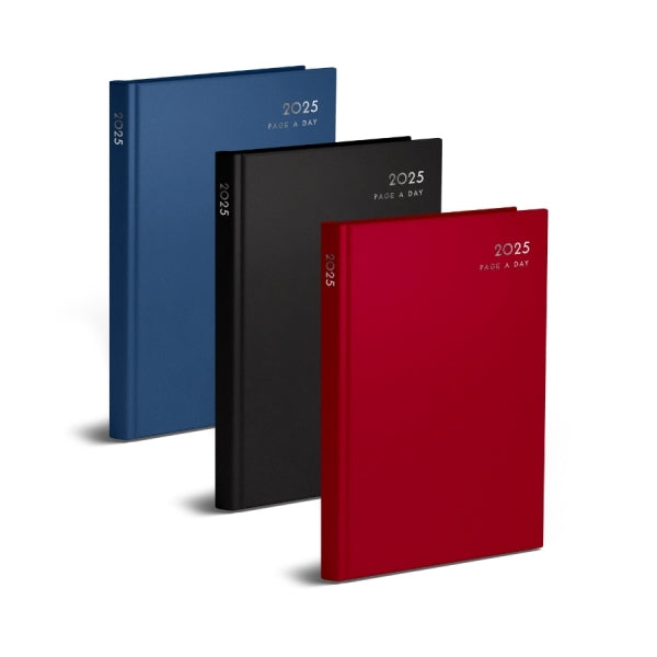 Martello 2025 A5 Page a Day (Full Weekend) Diary (Classic Colours)