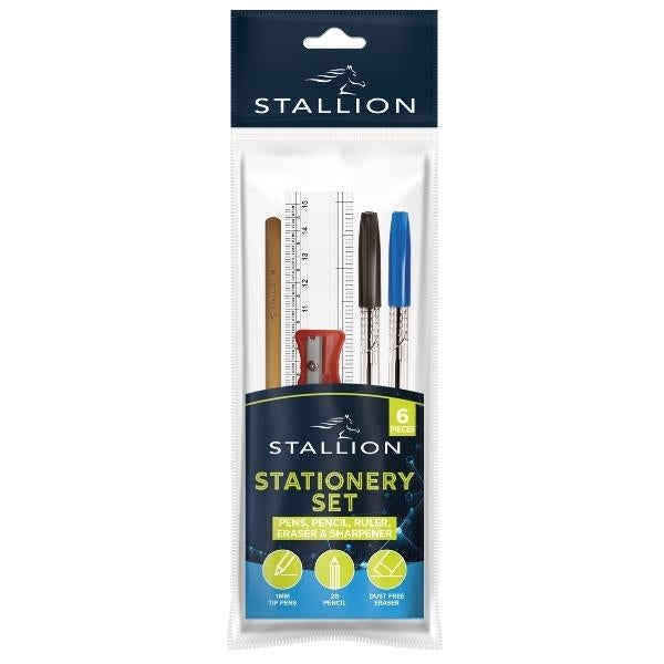 Stallion 6pc Stationery Set