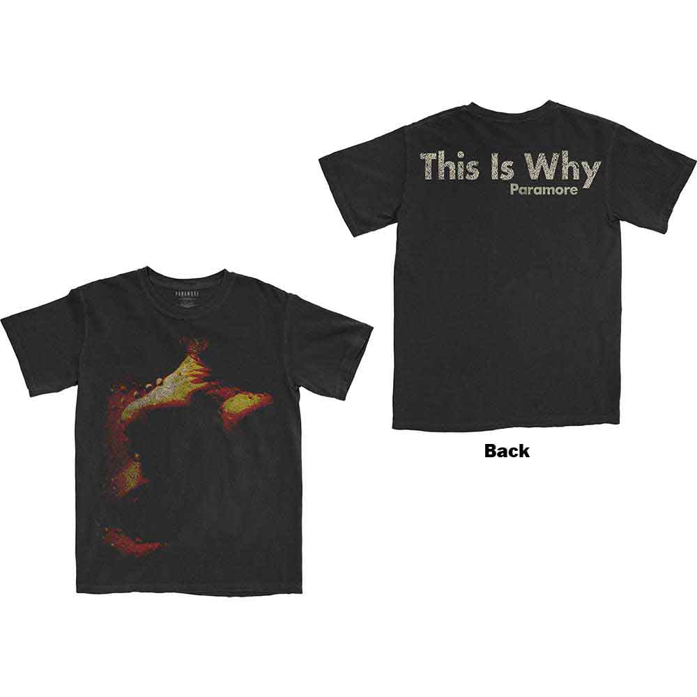 Paramore Unisex T-Shirt This Is Why (Back Print) Black (XL)