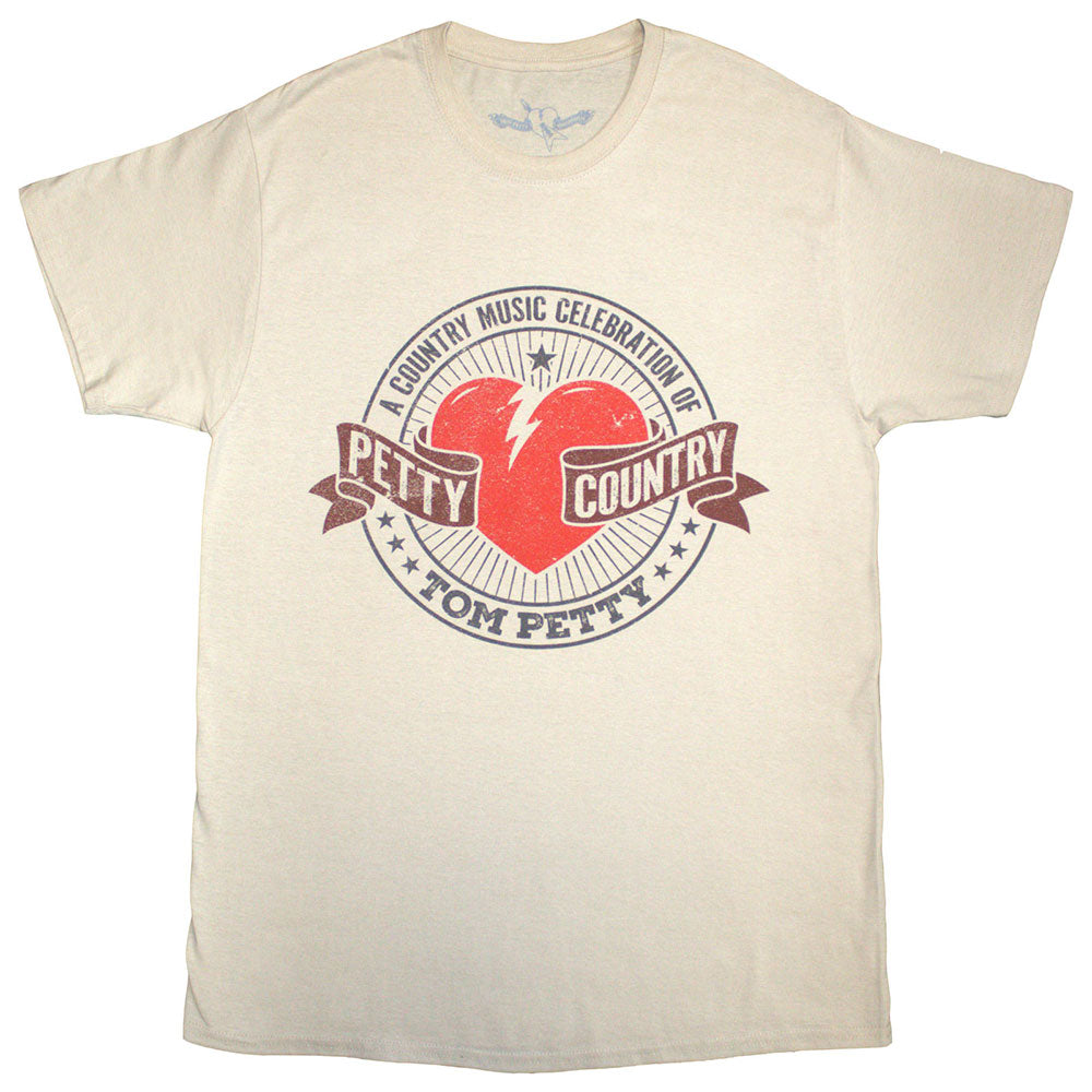 Tom Petty & The Heartbreakers Unisex T-Shirt Petty Country Sand) (XXL)