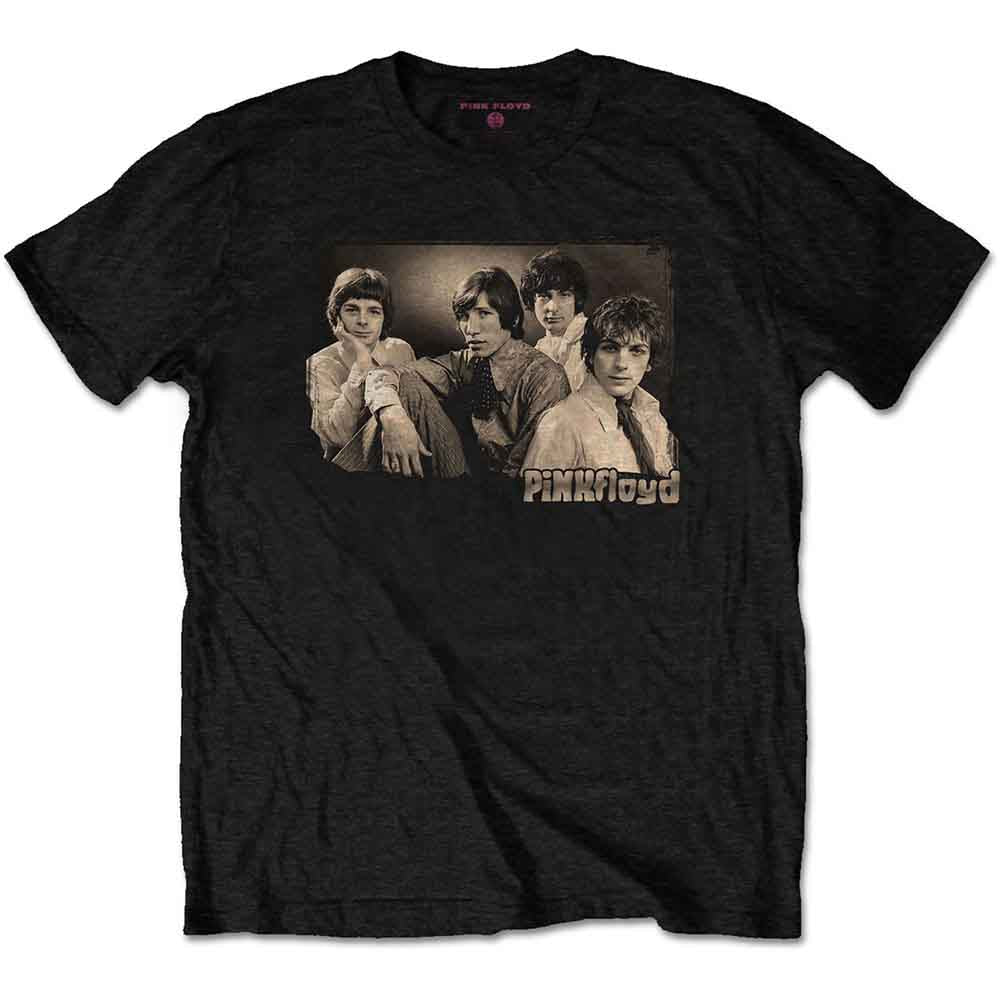 Pink Floyd Unisex T-Shirt Sepia Cravats Black (M)