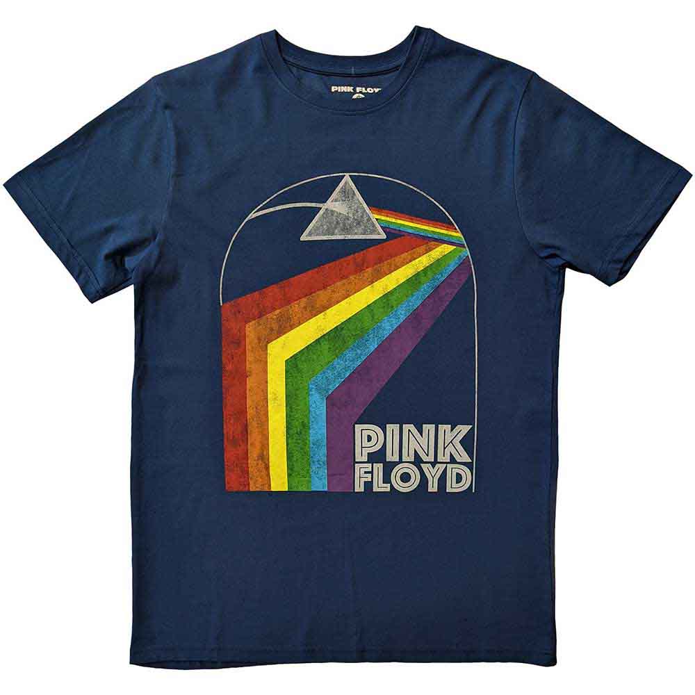 Pink Floyd Unisex T-Shirt Prism Arch Blue (M)