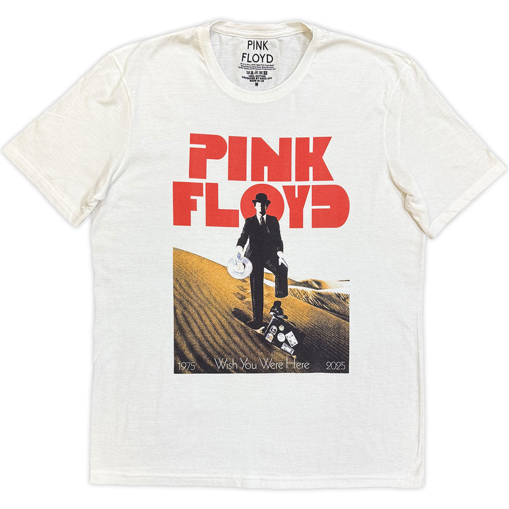 Pink Floyd Unisex T-Shirt Invisible Man White (M)