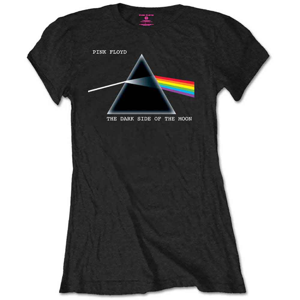 Pink Floyd Unisex T-Shirt Dark Side of the Moon Courier Black (M)