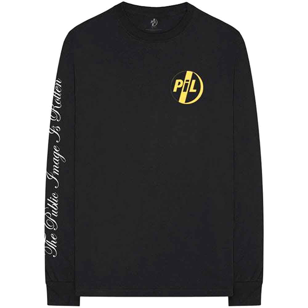 Public Image Ltd Unisex Long Sleeve T-Shirt Image is Rotten Black (L)