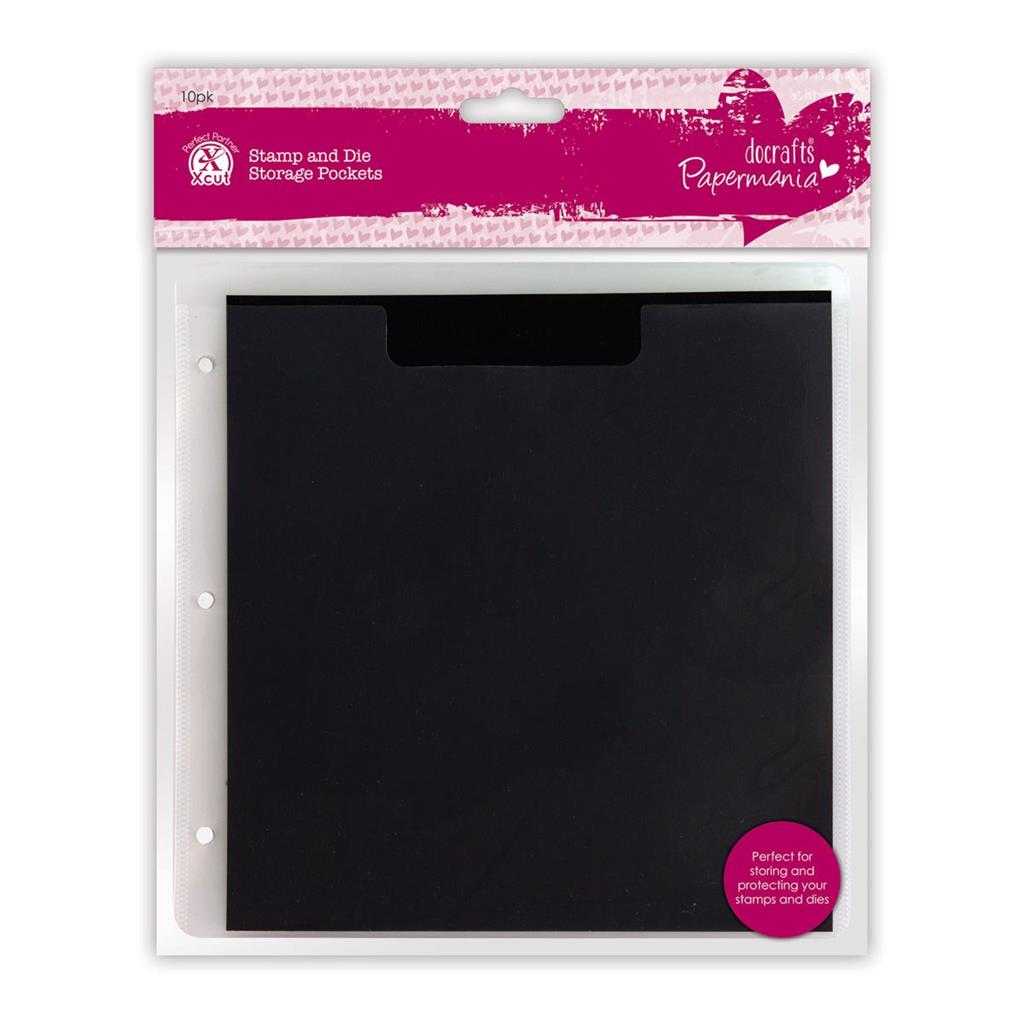 Papermania Stamp & Die Storage Pockets with Magnetic Shim for Wallet (10pk)