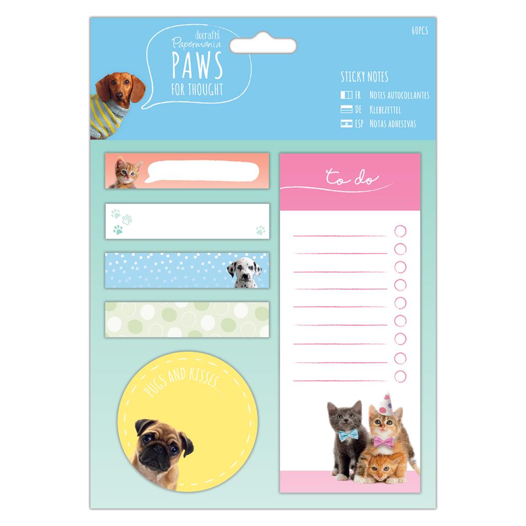 Papermania Sticky Notes - Paws for Thought