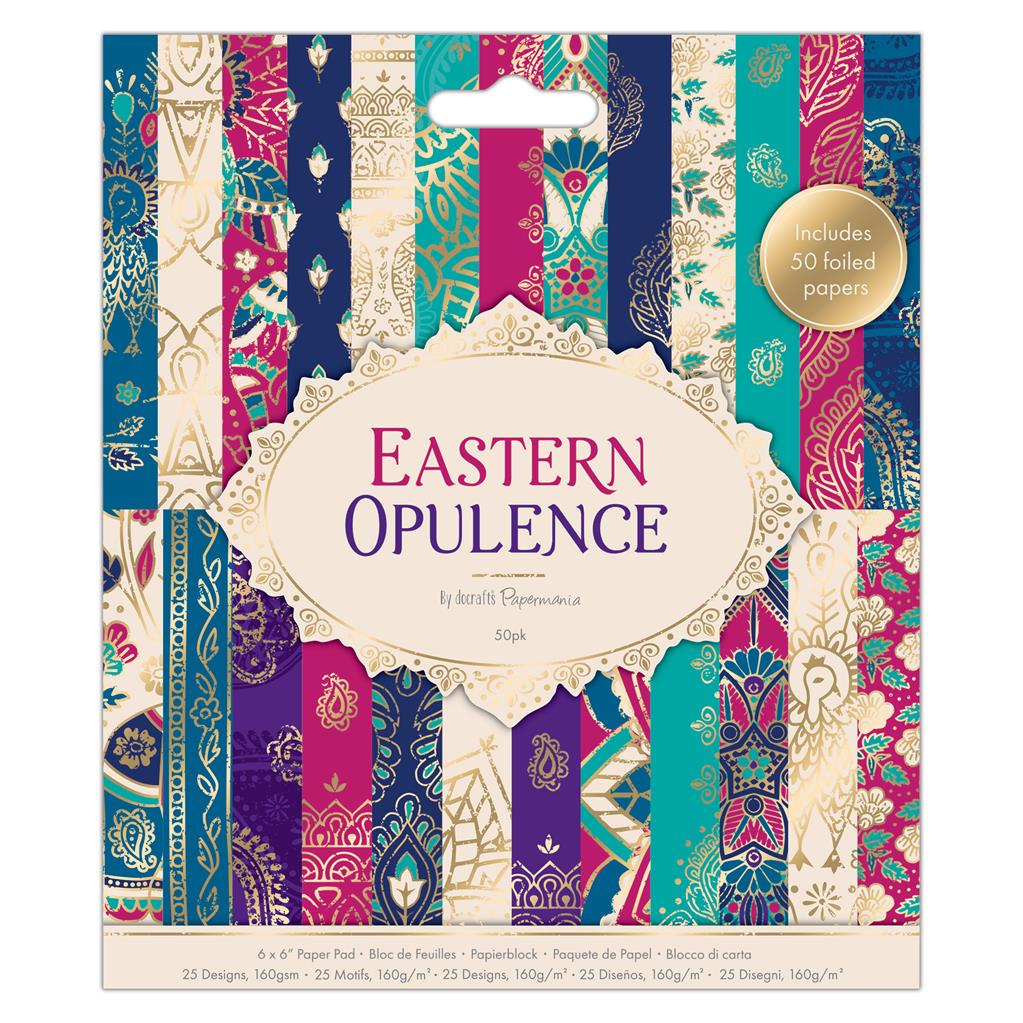 Papermania 6" x 6" Paper Pad - Eastern Opulence (50sht)
