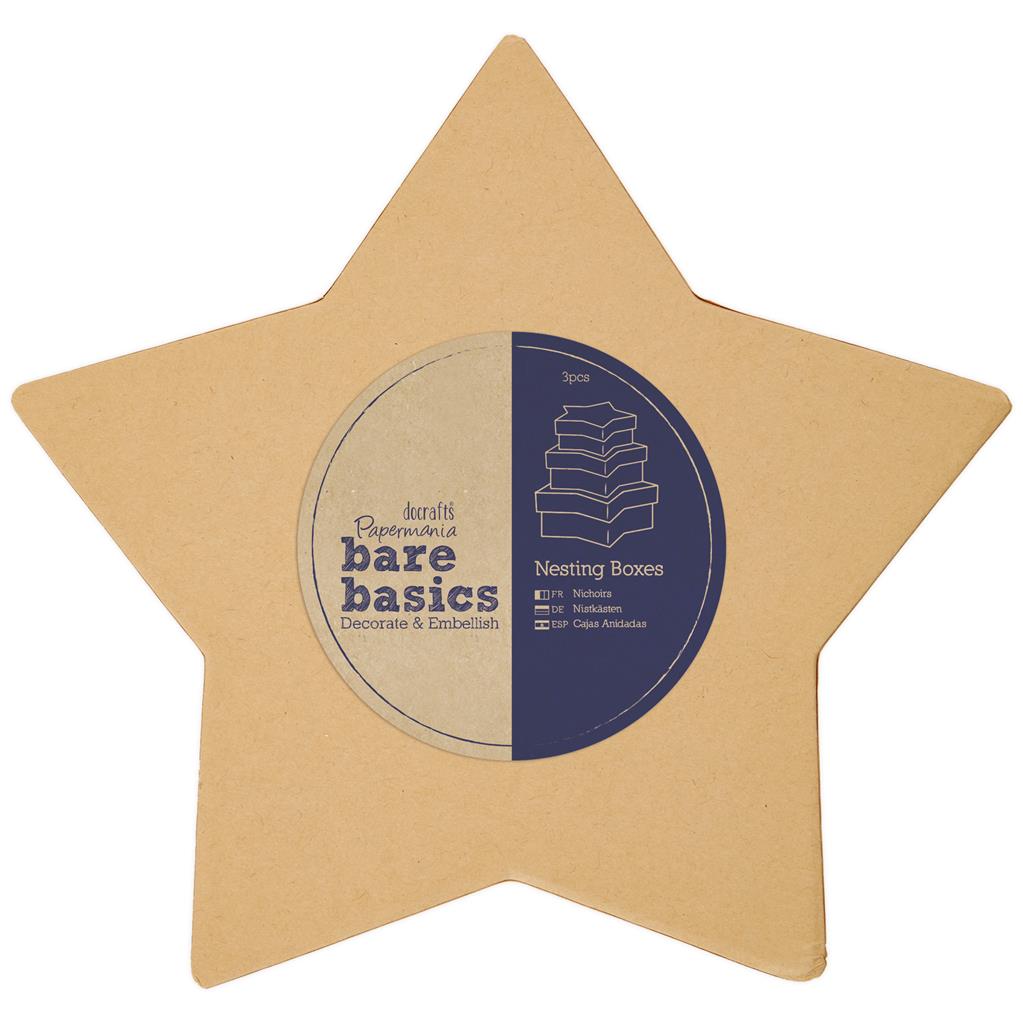 Bare Basics Nesting Boxes - Star (S/M/L)