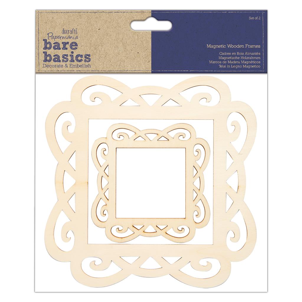 Bare Basics Magnetic Wooden Frames (2pc)