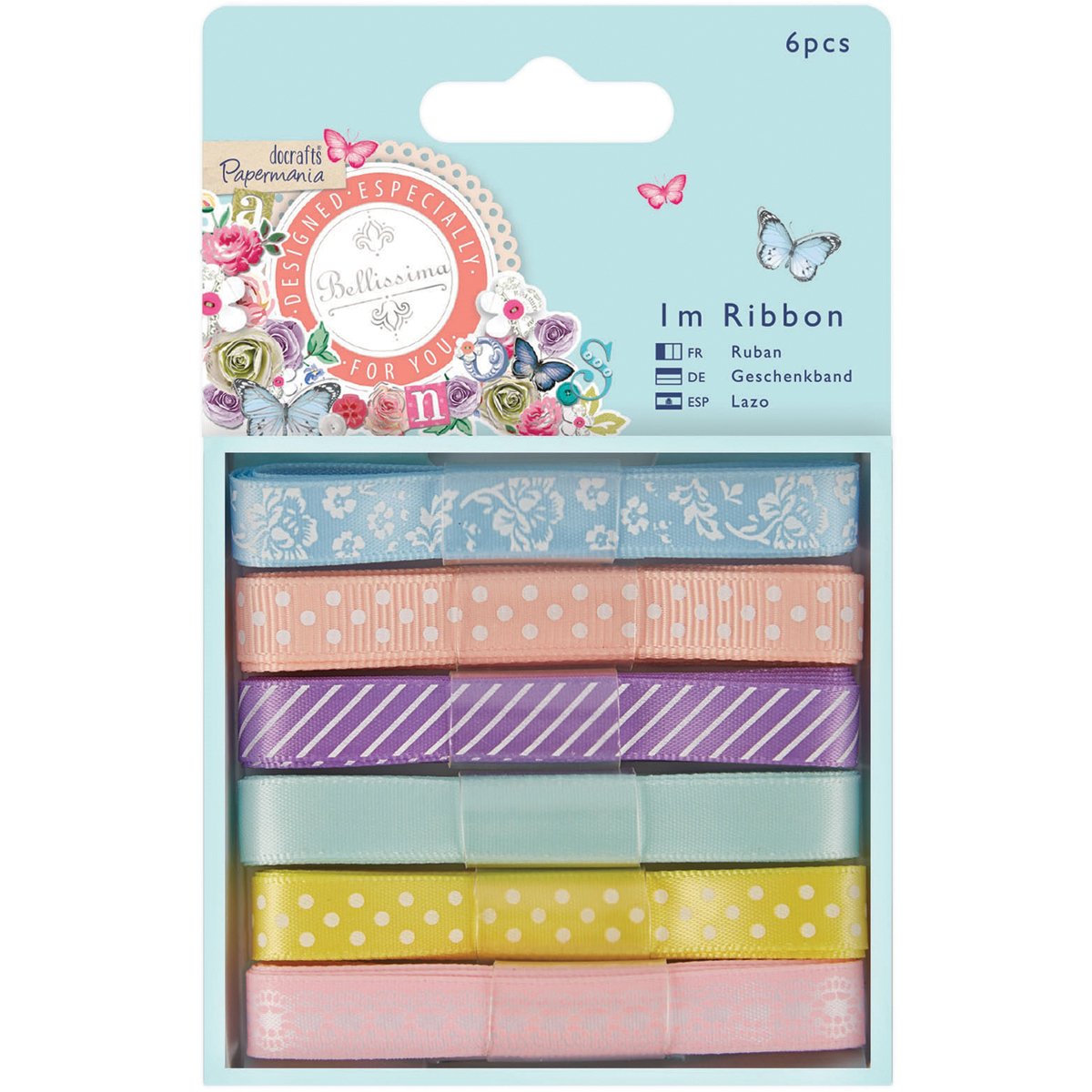 Papermania Ribbon - Bellissima 1m (6pk)