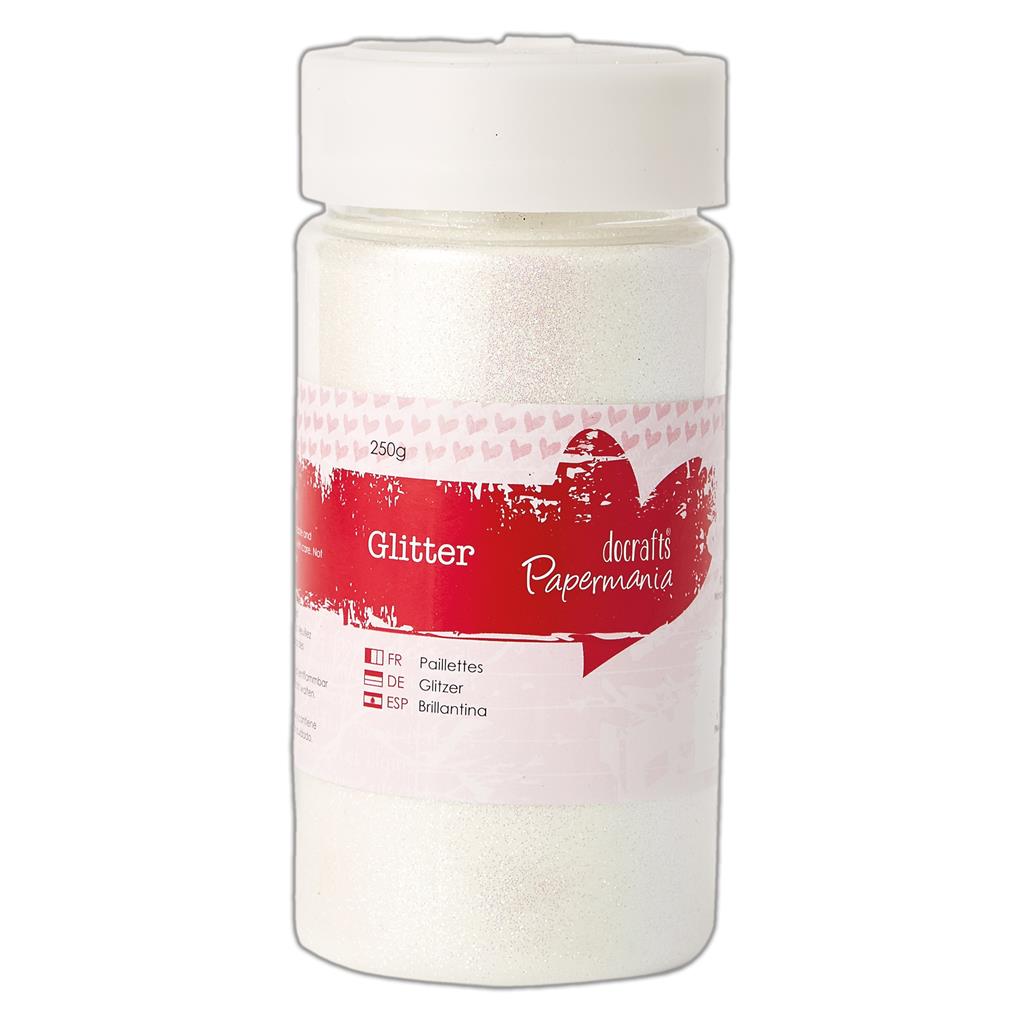 Papermania Large Glitter Pot (250g) - Iridescent