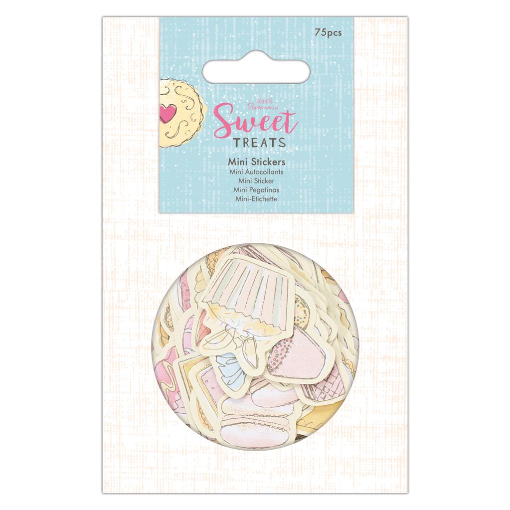 Papermania Mini Stickers - Sweet Treats (75pk)