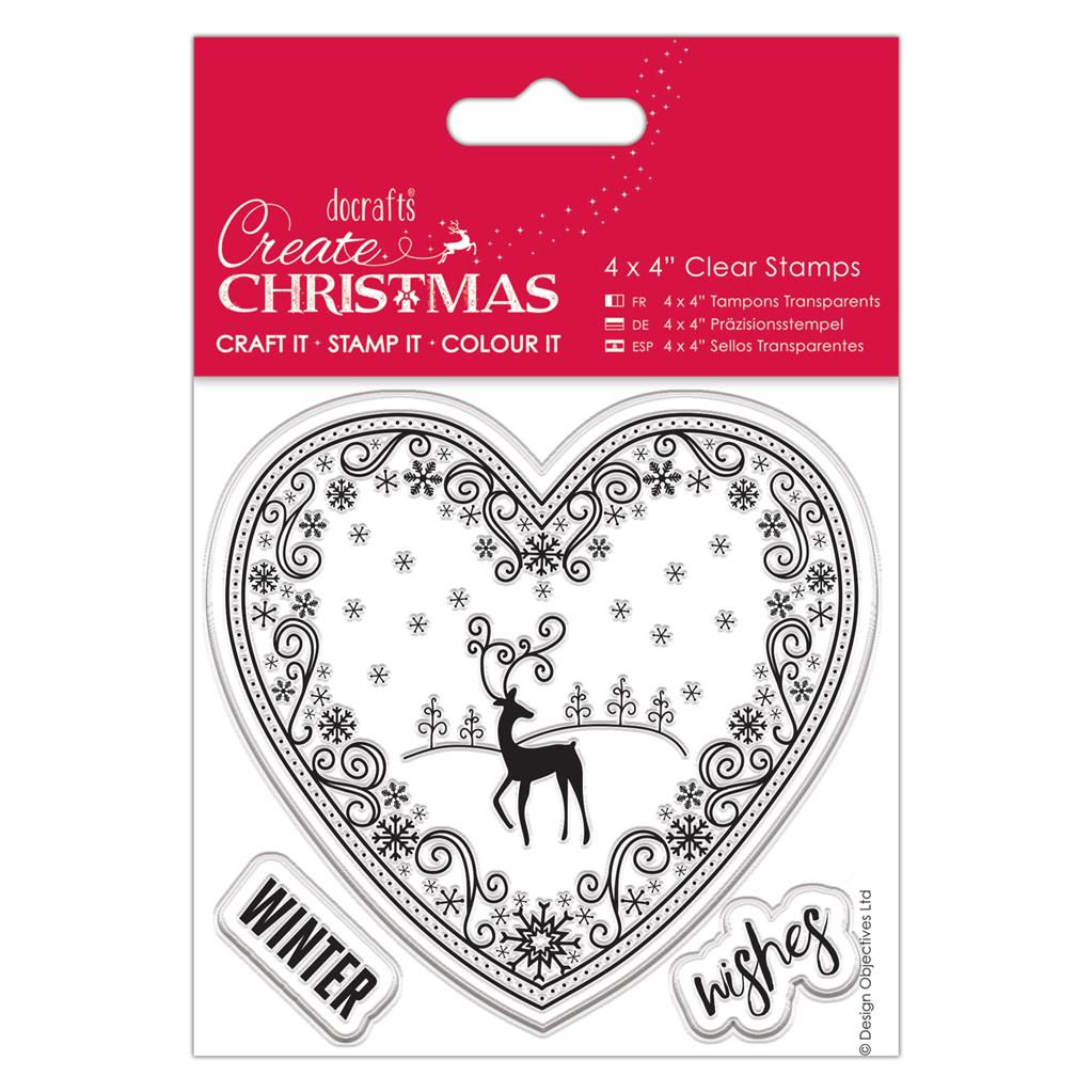 Create Christmas Clear Stamps - Filigree