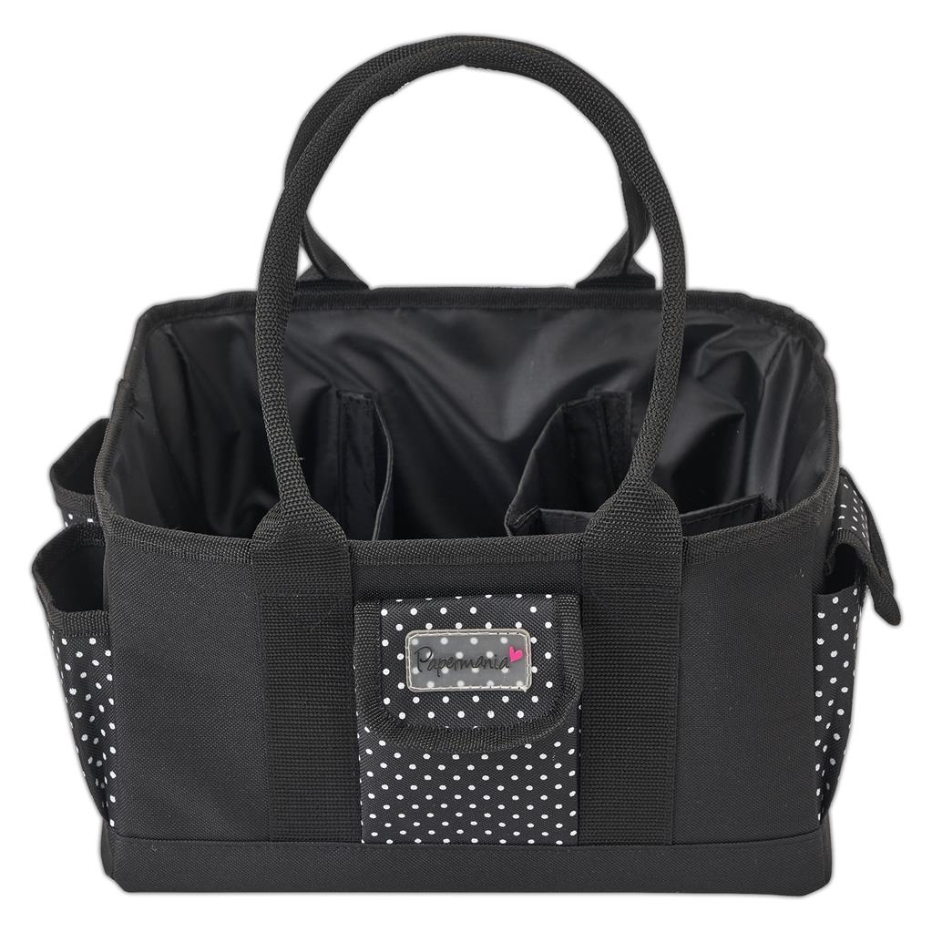Papermania Craft Tote Bag - Liquorice Dot
