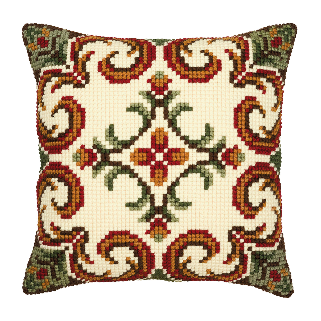 Vervaco Cross Stitch Kit 40cm Cushion Cover - Geometric Design 2