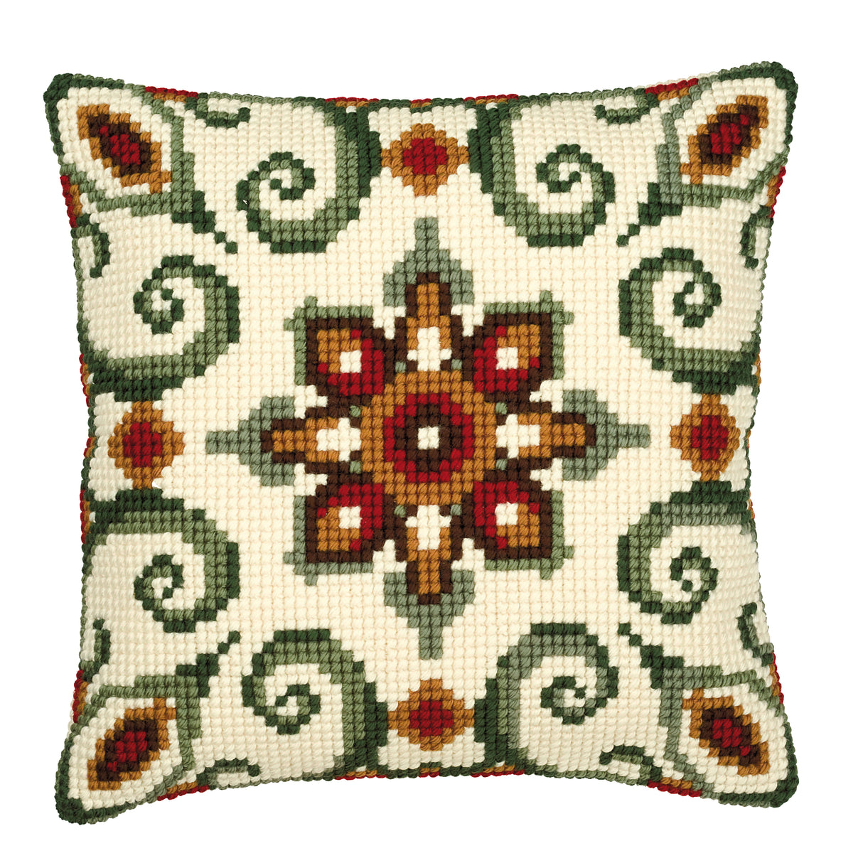 Vervaco Cross Stitch Kit 40cm Cushion Cover - Geometric Design 4