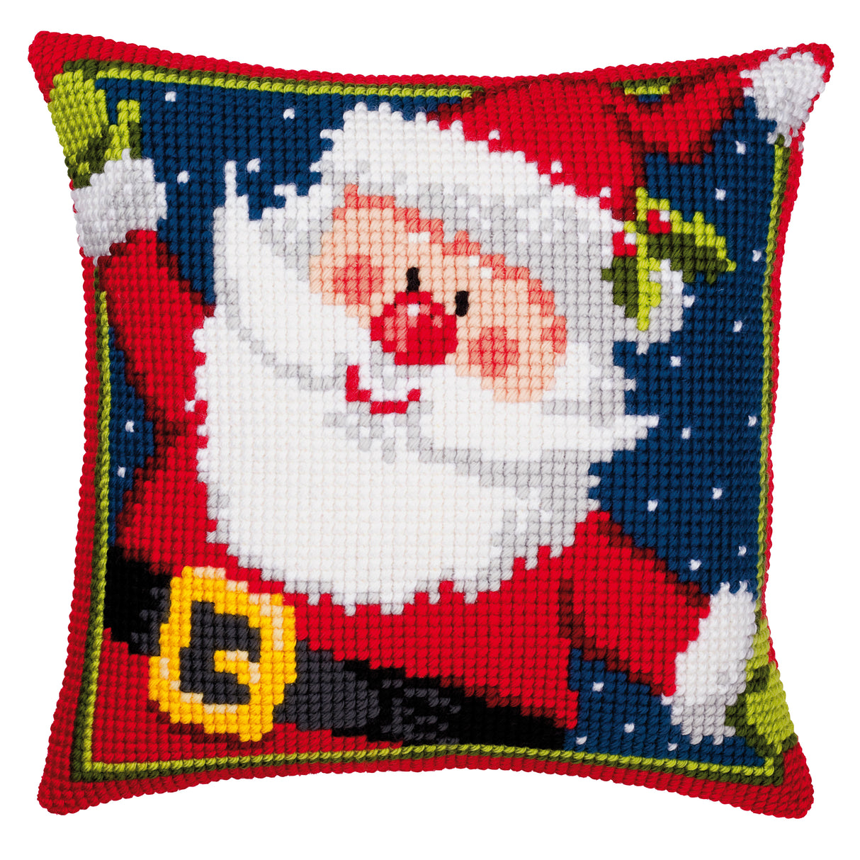 Vervaco Cross Stitch Kit 40cm Cushion Cover - Father Christmas