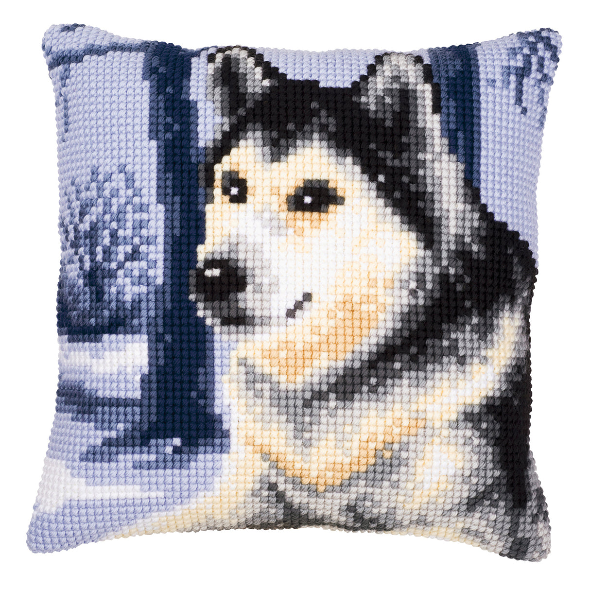 Vervaco Cross Stitch Kit 40cm Cushion Cover - Husky